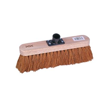 soft Wooden Broom Head with push fit socket 