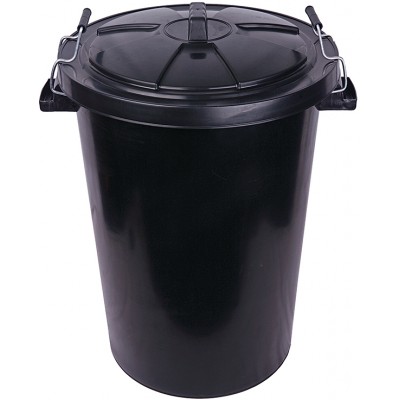 90L Black Dustbin