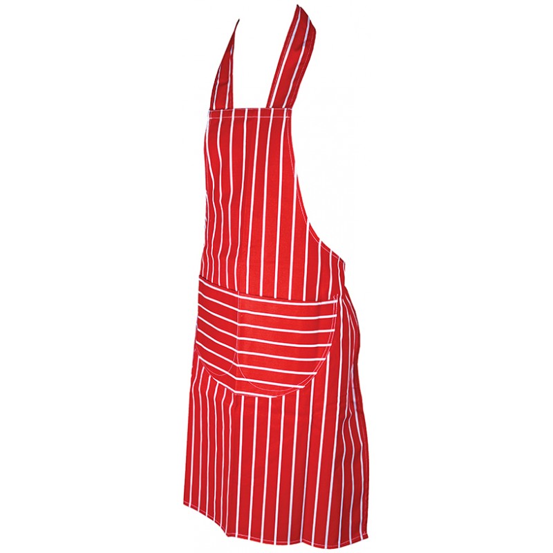 Striped Catering Apron Striped Catering Apron