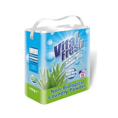 S6 Vital Fresh Non-Biological Laundry Powder Aloe Vera (10Kg)