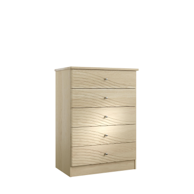 CARA 5 drawer wide chest