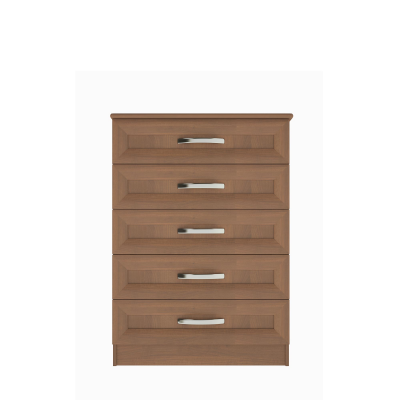 Milan Range 5 drawer wide chest
