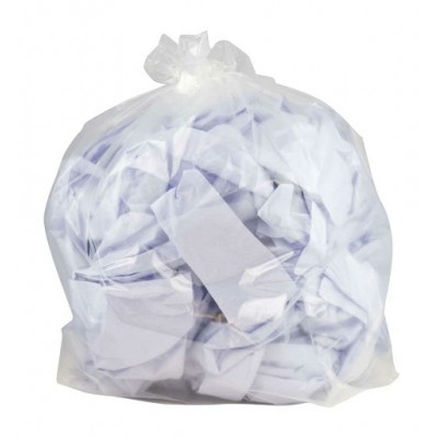 MEDIUM DUTY - Refuse Sack - 18 x 29 x 39" - CLEAR - 1 x 200